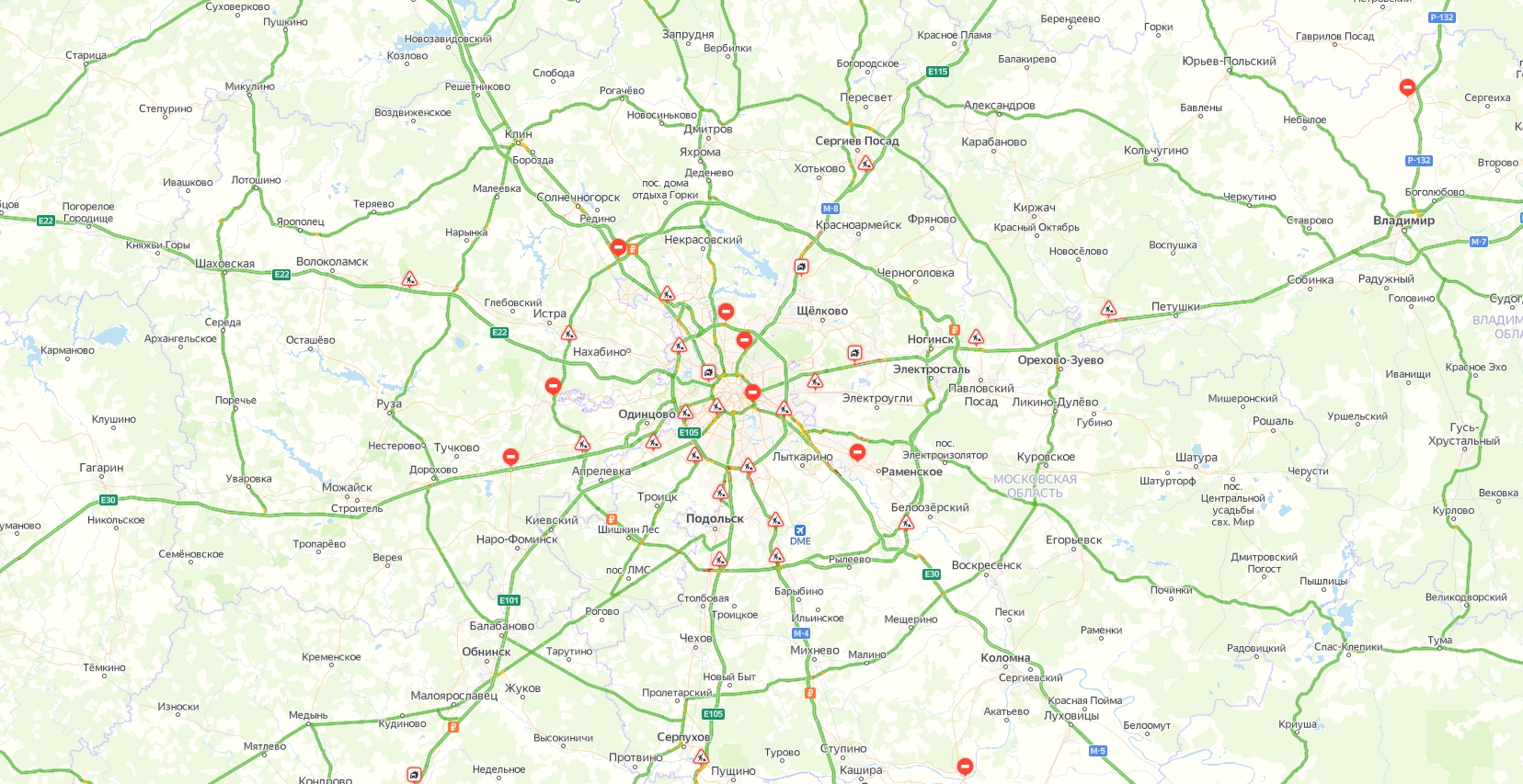 Карта спб пробки на дорогах онлайн